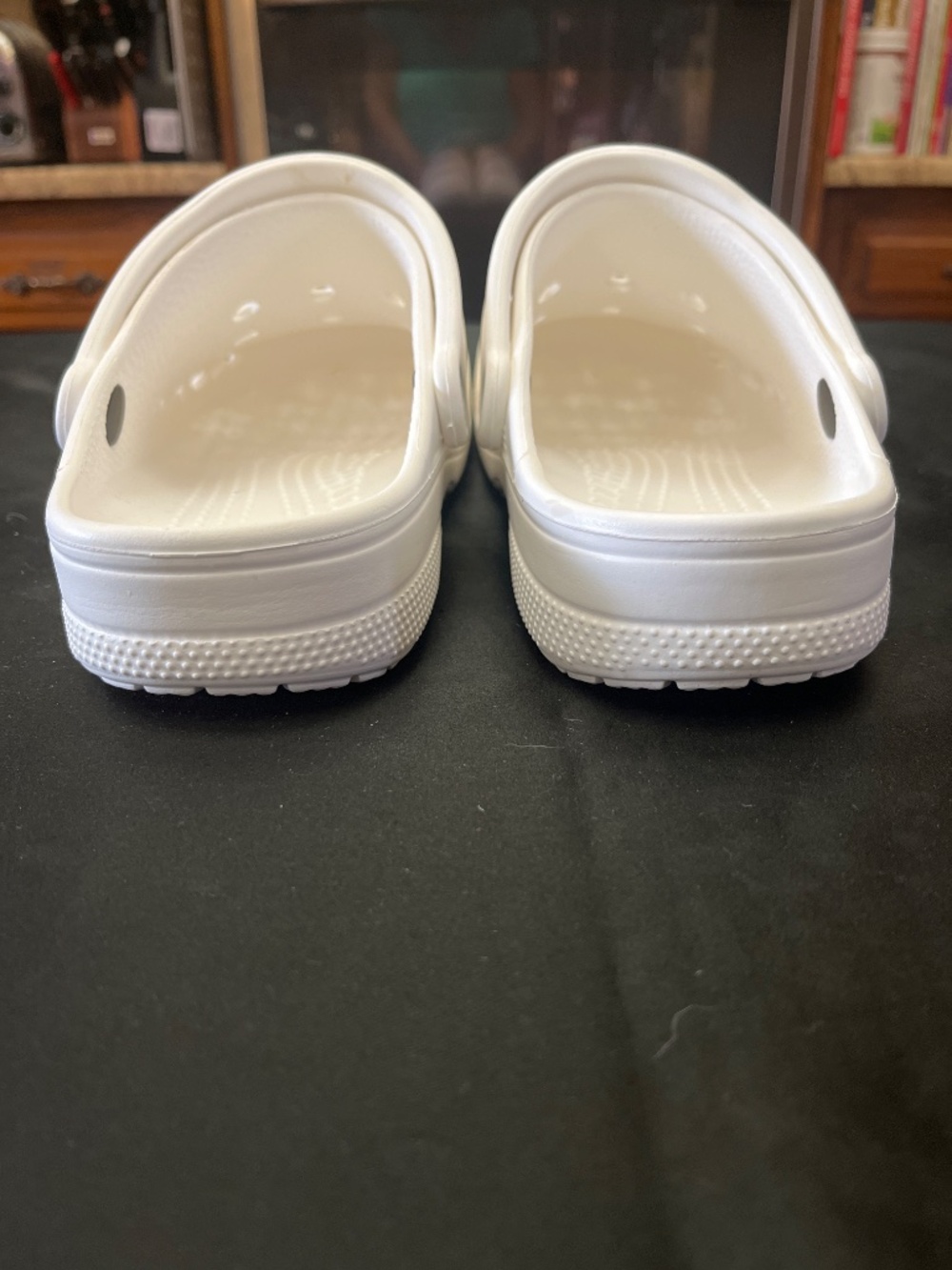 Like New Pair of CROCS Bays Clogs. Sz. 10 . - Picture 9 of 13